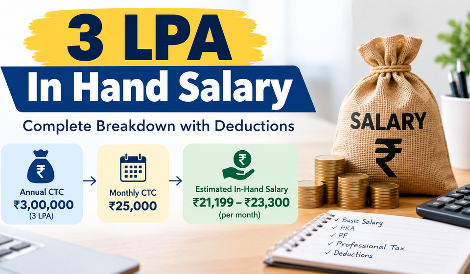 3 LPA In Hand Salary